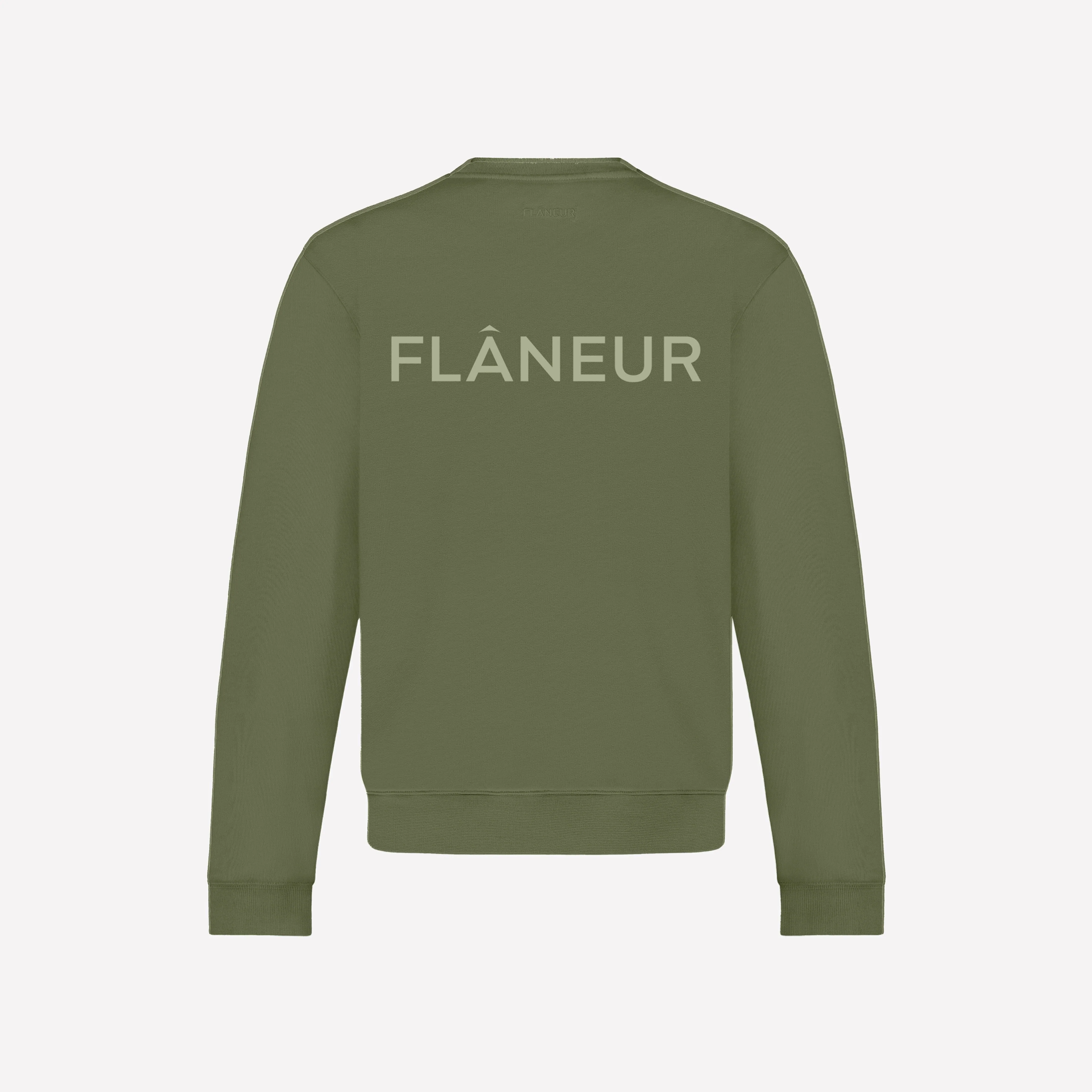 Tonal Logo Sweater | Green