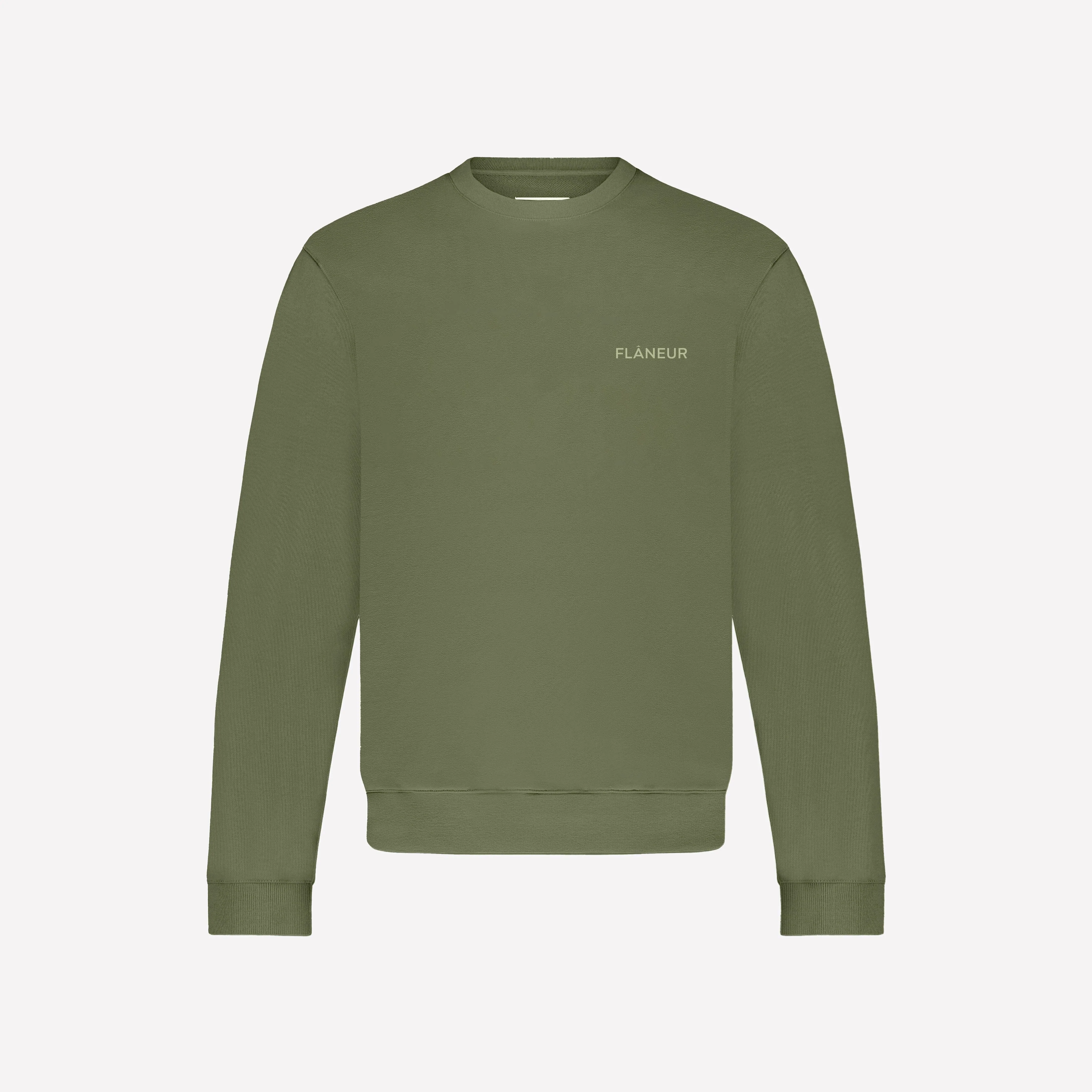 Tonal Logo Sweater | Green - Image 2
