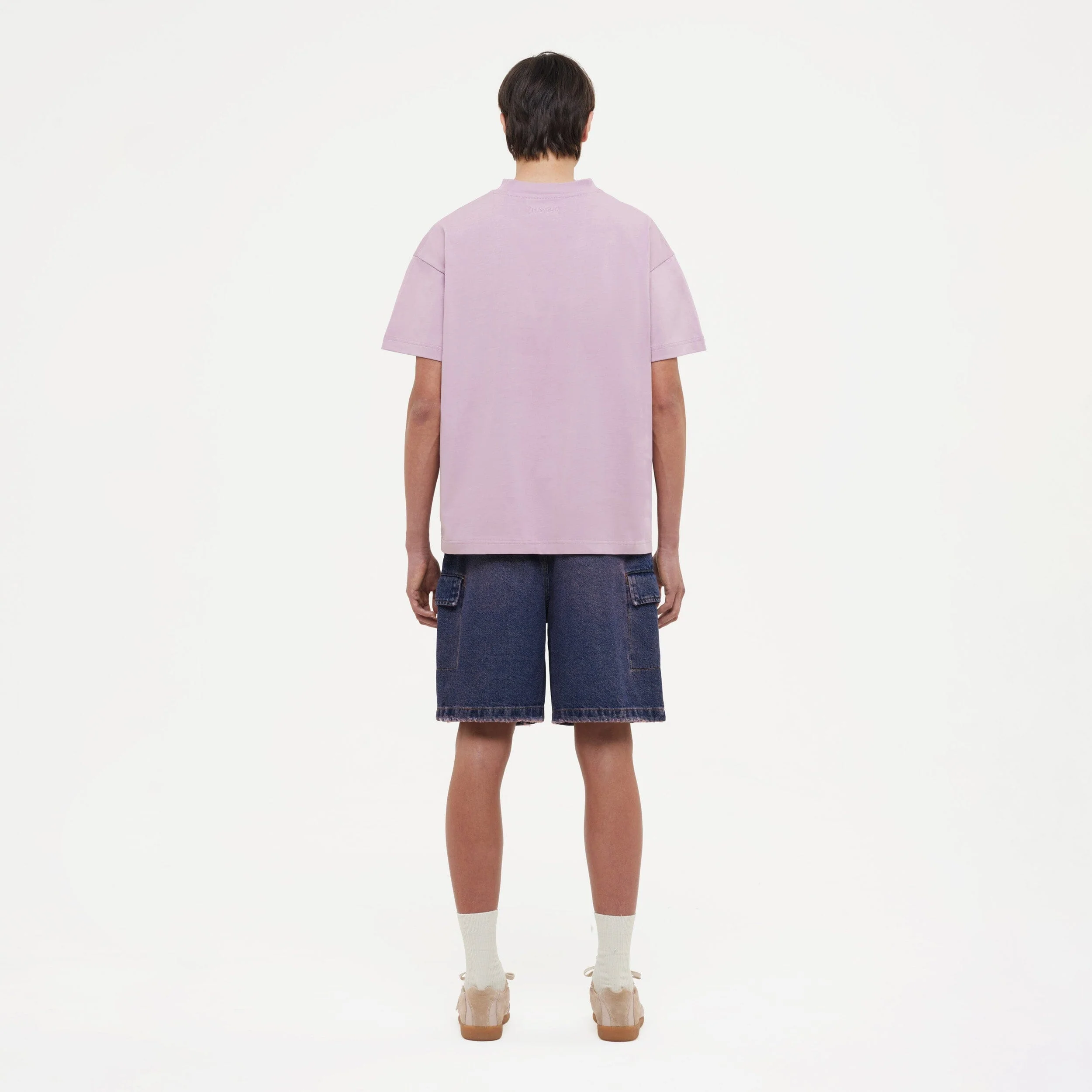 Tonal Logo T-Shirt | Mauve - Image 4