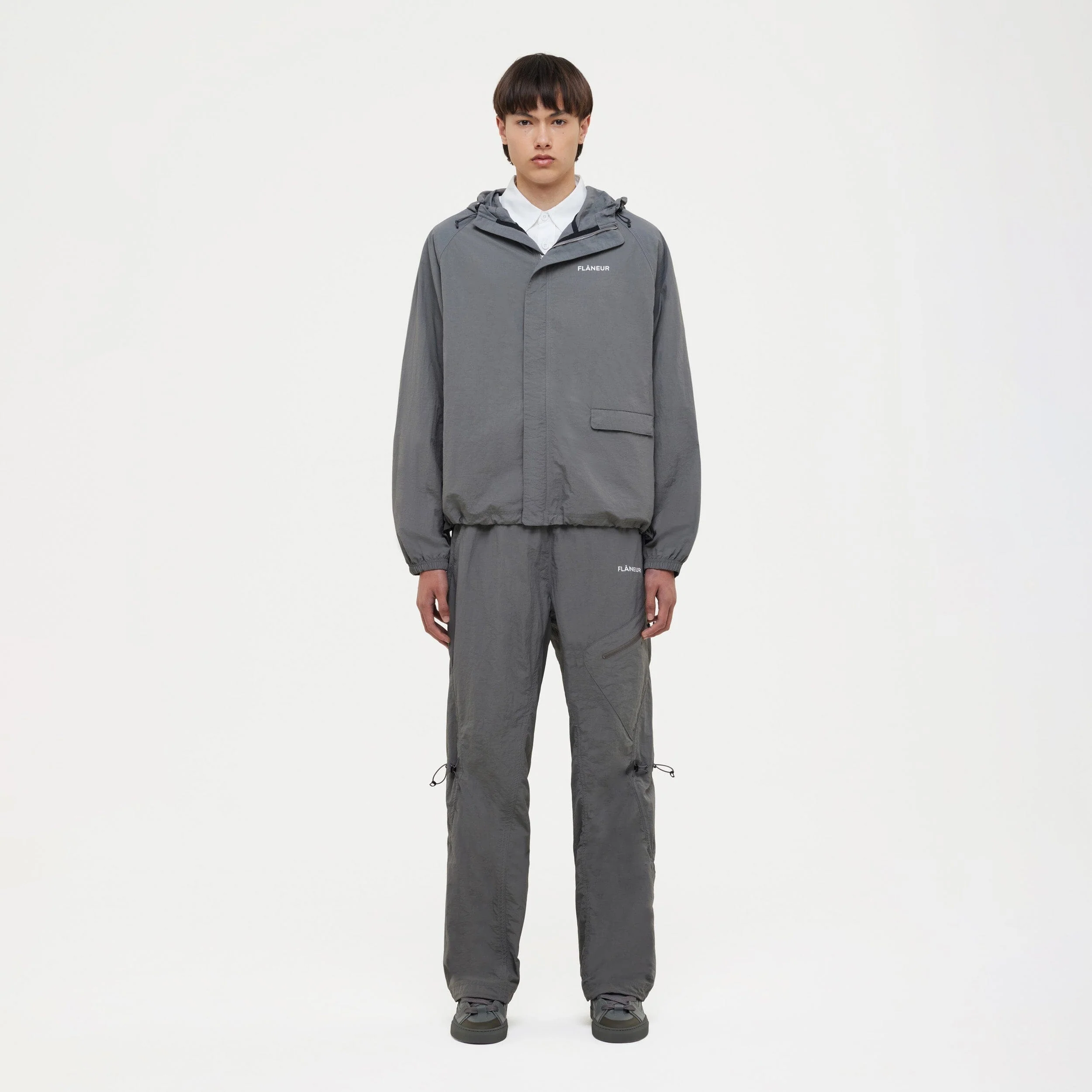 Turtle Nylon Jacket | Grey - Image 2