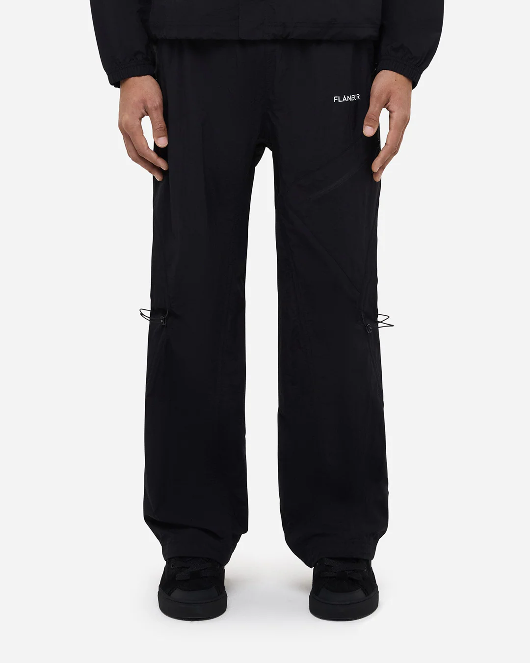 Turtle Nylon Trousers | Black - Image 2