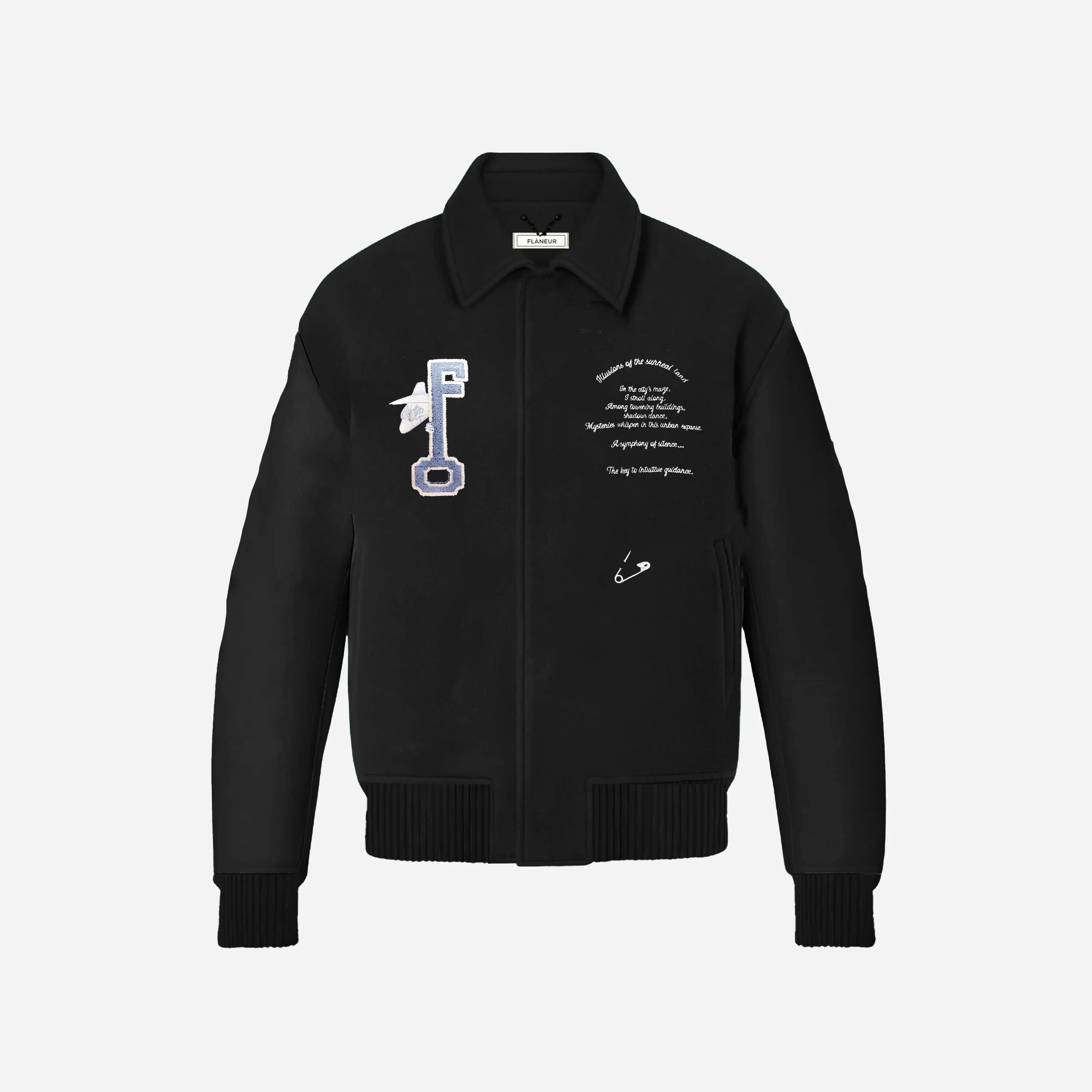 Varsity Jacket | Black - Image 2