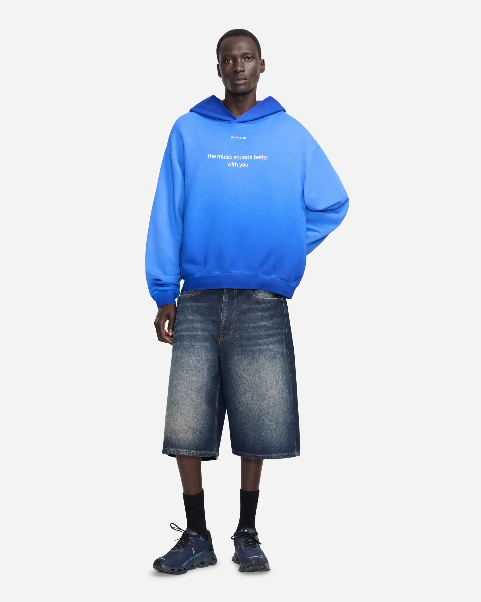 With You Hoodie | Washed Blue - Image 3